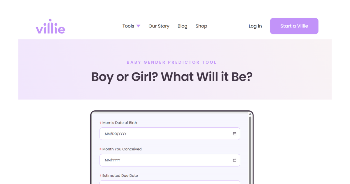When will i have a baby predictor best sale